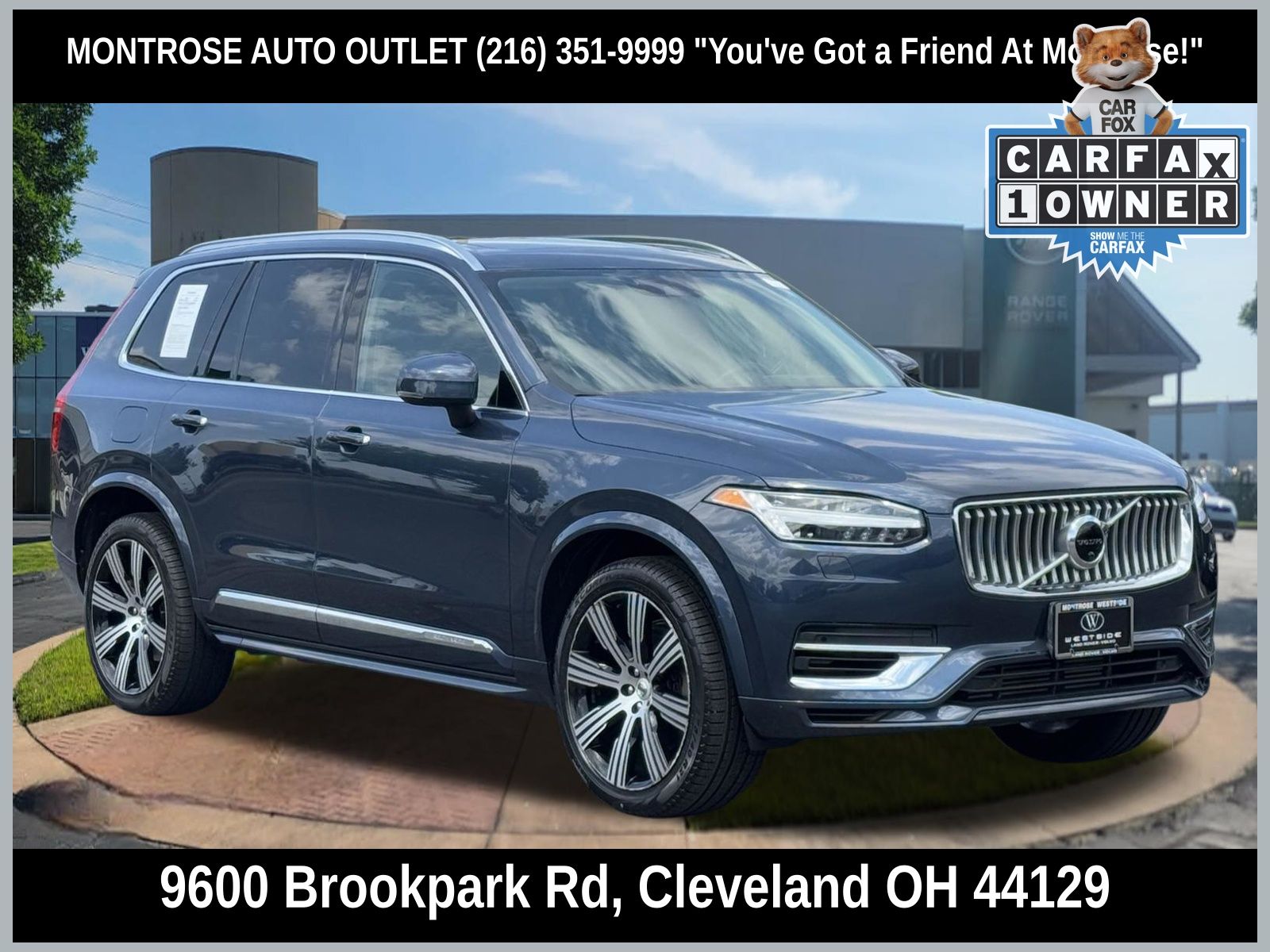 Denim Blue Metallic 2021 Volvo XC90 SUV / Crossover All-Wheel Drive Automatic