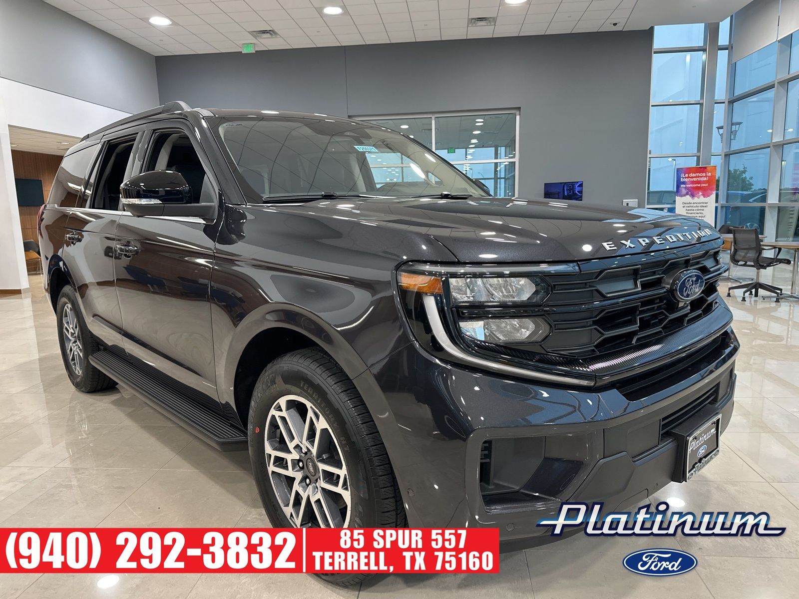 Dark Matter Gray Metallic 2025 Ford Expedition SUV / Crossover 4X2 Automatic