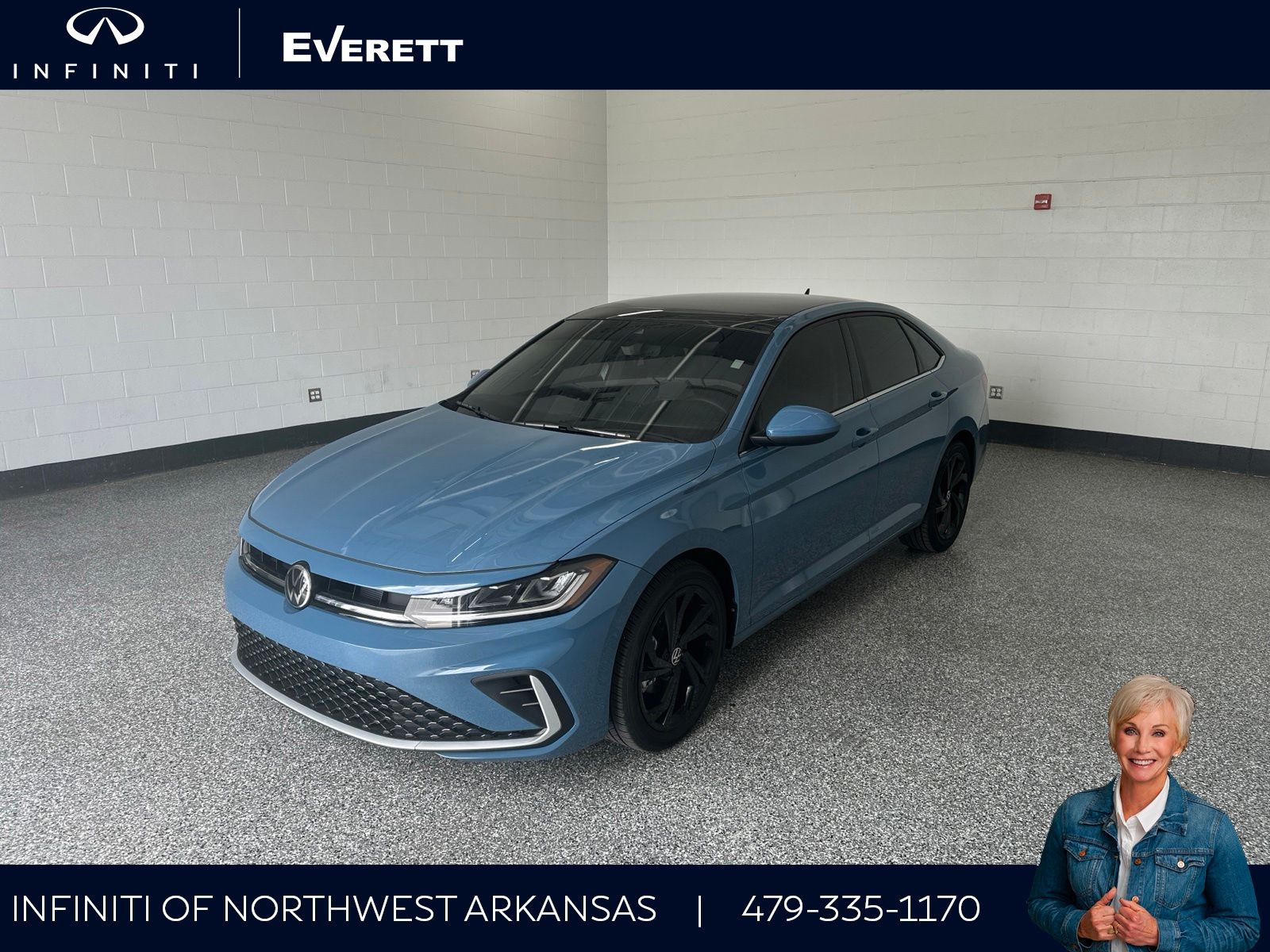 Monterey Blue 2025 Volkswagen Jetta Sedan Front-Wheel Drive 8-Speed Automatic