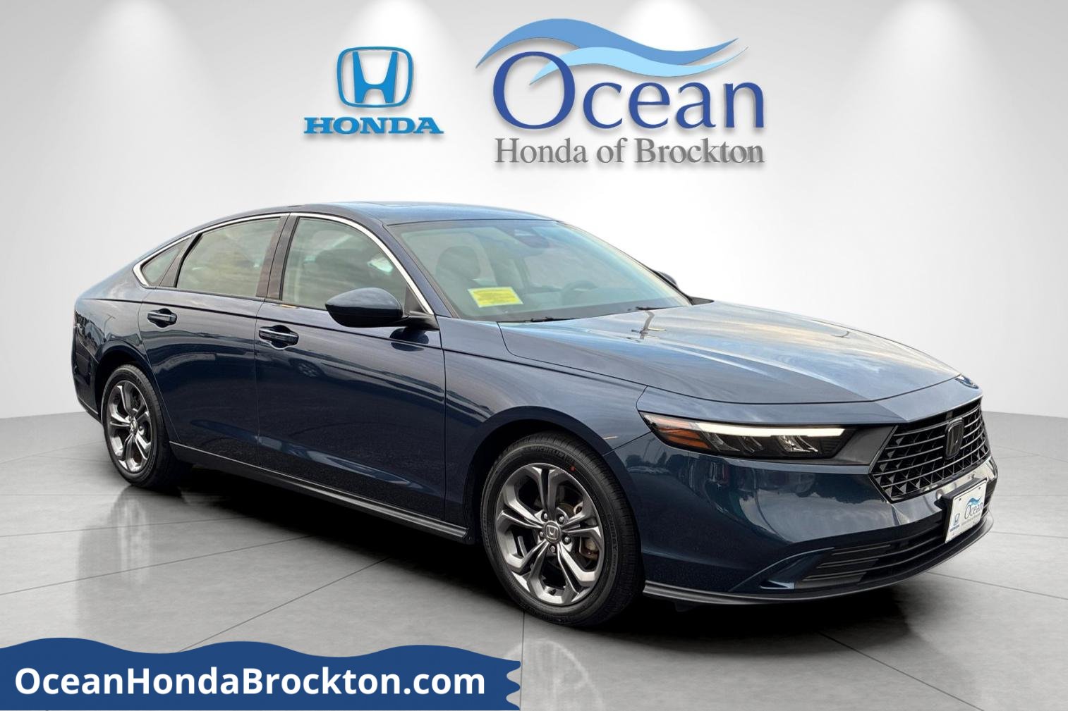 Canyon River Blue Metallic 2023 Honda Accord Sedan Front-Wheel Drive Continuously Variable Transmission