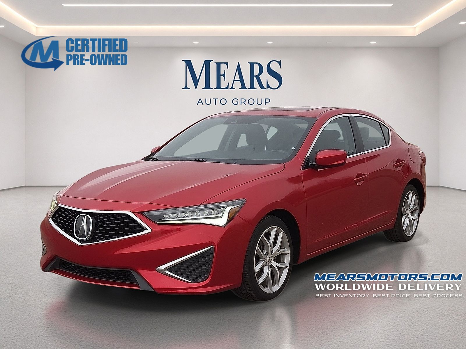 Performance Red Pearl 2020 Acura ILX Sedan Front-Wheel Drive 8-Speed Dual Clutch