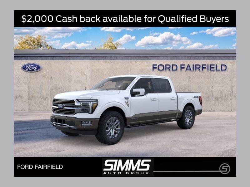 Star White Metallic Tri-Coat 2026 Ford F-150 Pickup Truck Four-Wheel Drive Automatic