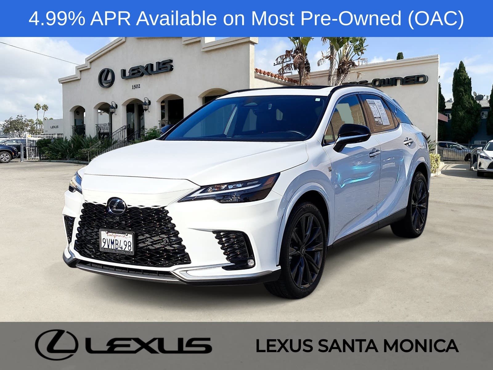 Ultra White 2025 Lexus RX Hybrid SUV / Crossover All-Wheel Drive Continuously Variable Transmission