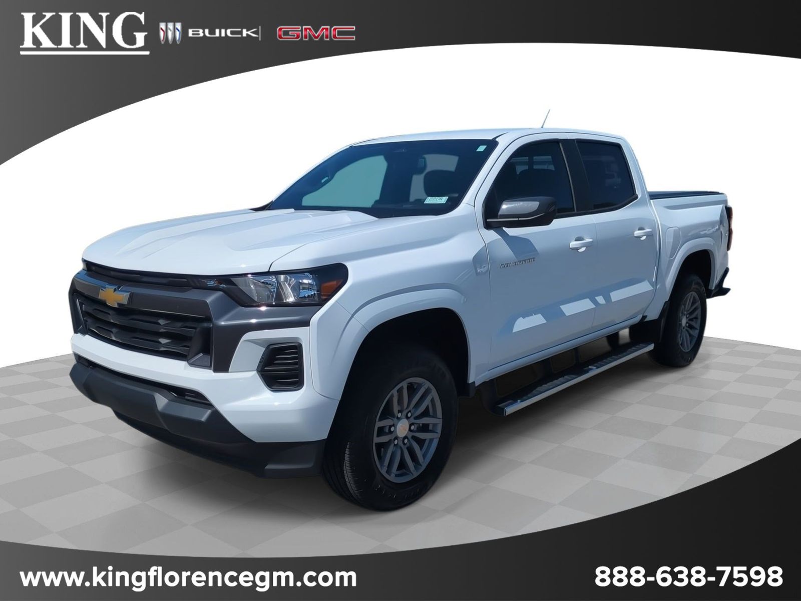 Summit White 2024 Chevrolet Colorado LT Crew Cab RWD Pickup Truck 4X2 8-Speed Automatic