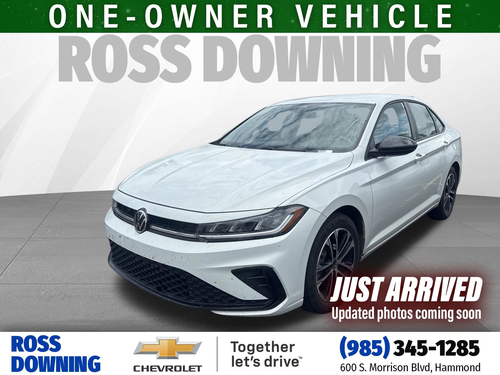2025 Volkswagen Jetta 1.5T Sport White at Ross Downing Buick GMC