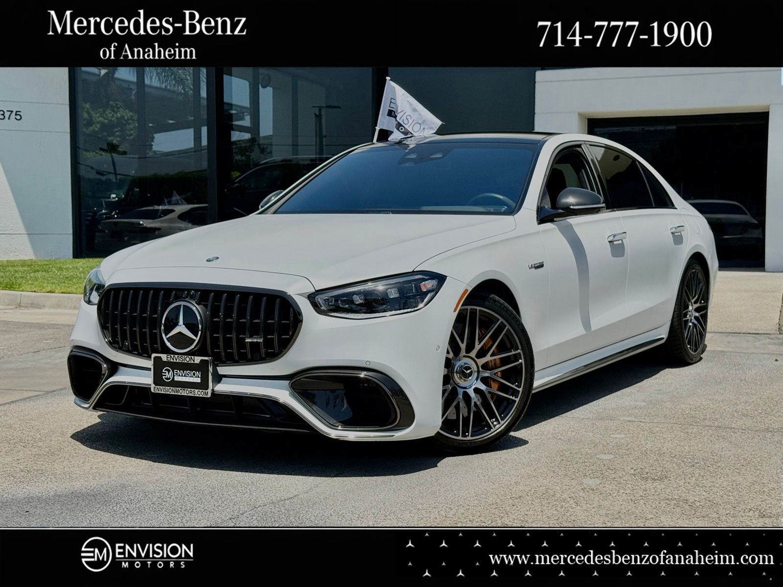 MANUFAKTUR Moonlight White Magno 2024 Mercedes-Benz S-Class Sedan All-Wheel Drive 9-Speed Automatic