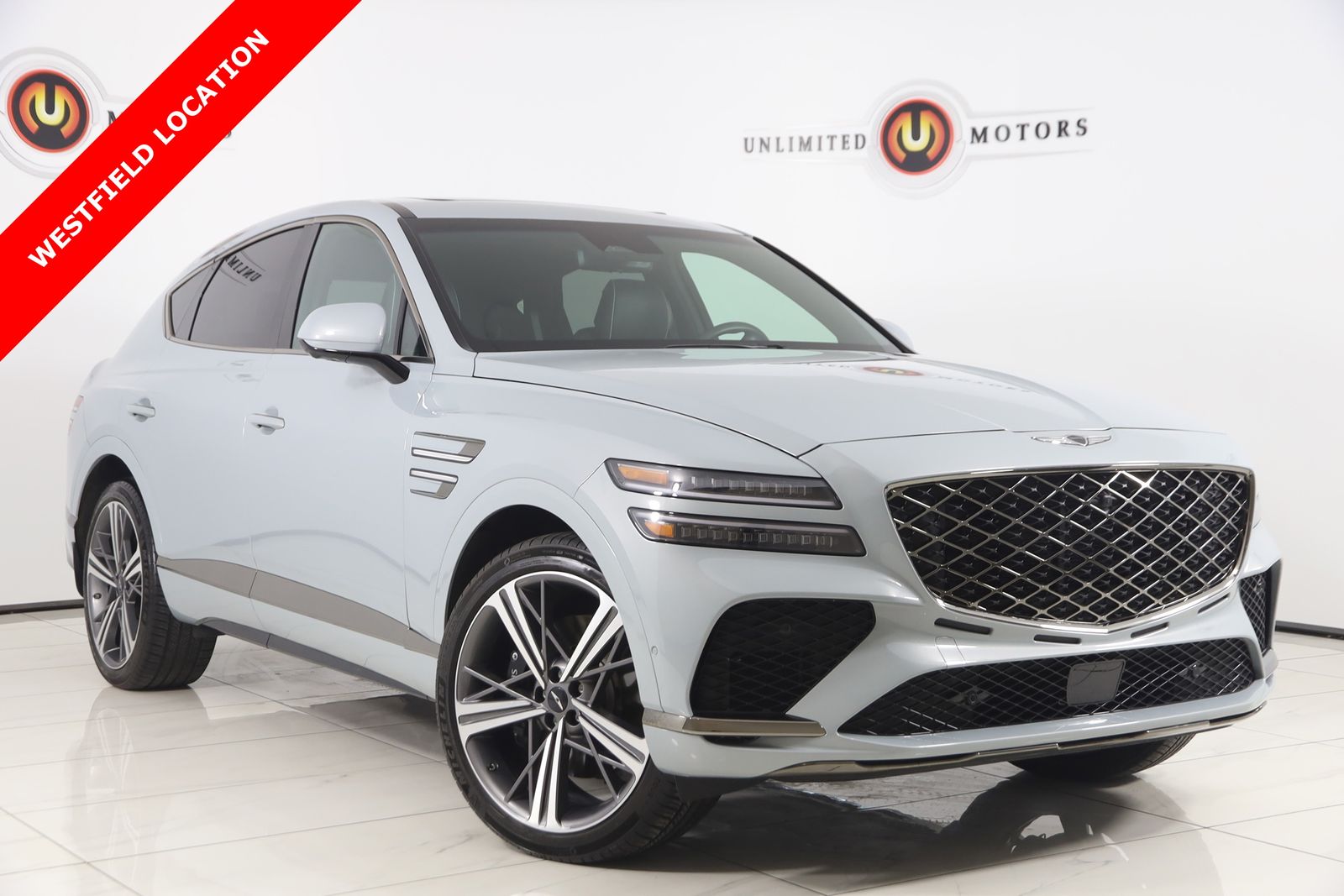 Bering Blue 2025 Genesis GV80 Coupe 3.5T E-SC AWD Coupe All-Wheel Drive 8-Speed Automatic