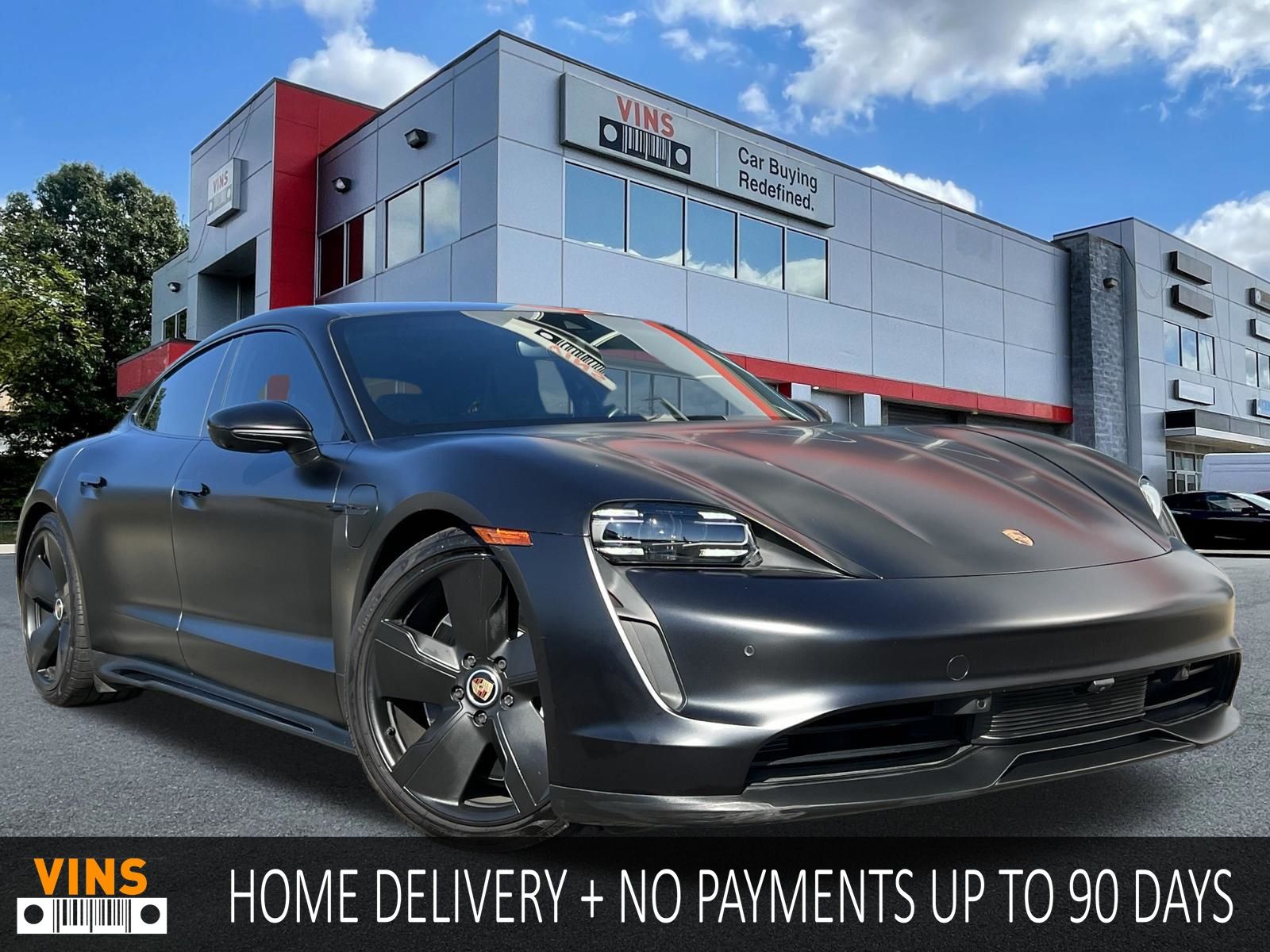 Jet Black Metallic 2022 Porsche Taycan Sedan All-Wheel Drive 2-Speed Automatic