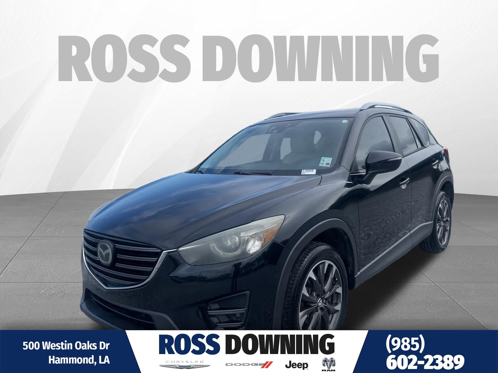 Jet Black Mica 2016 Mazda CX-5 Grand Touring SUV / Crossover Front-Wheel Drive 6-Speed Automatic