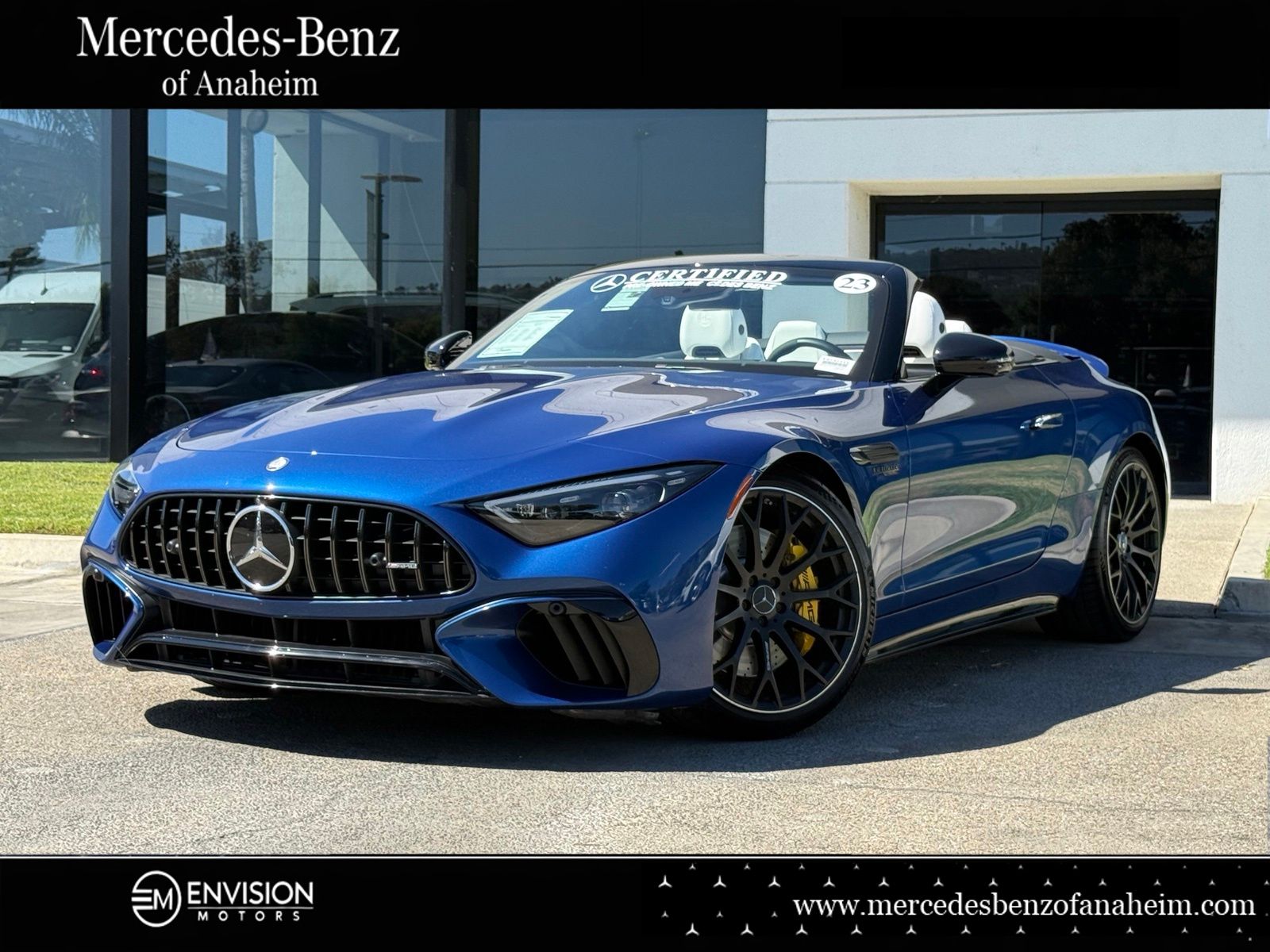 Starling Blue Metallic 2023 Mercedes-Benz SL-Class Convertible All-Wheel Drive 9-Speed Automatic