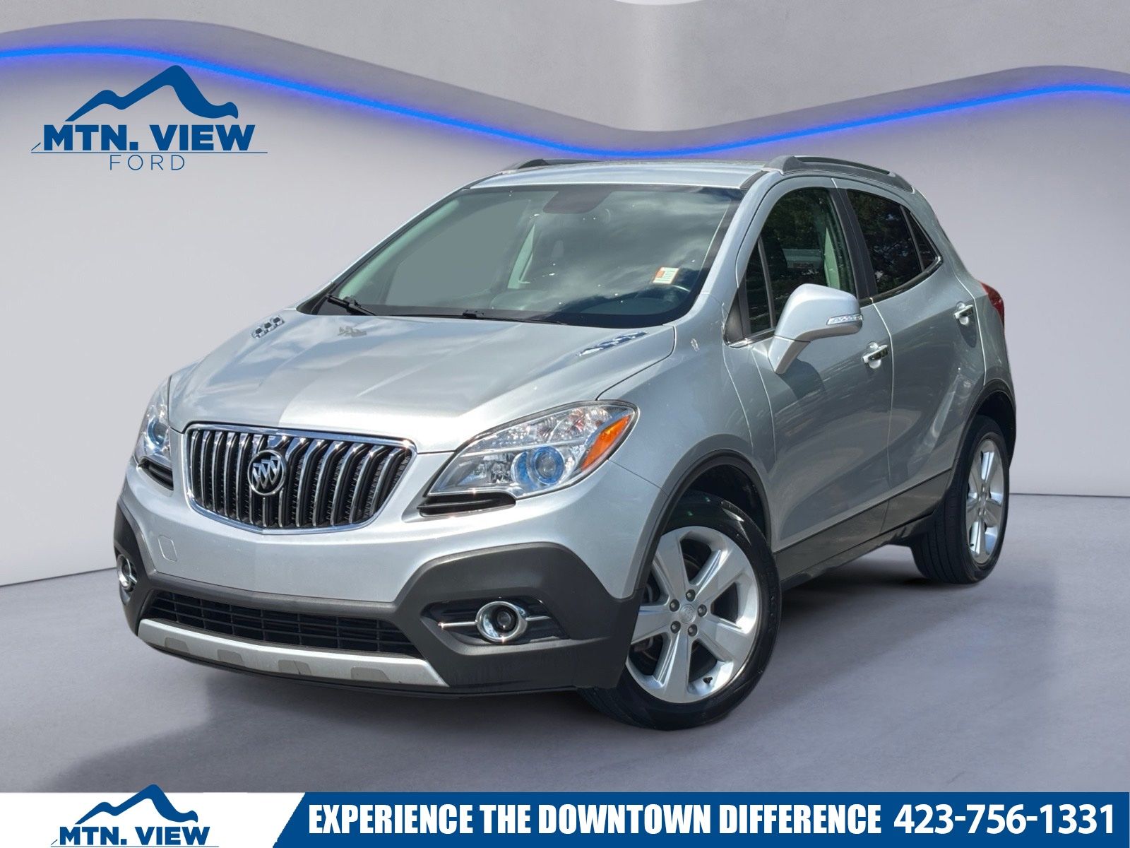 Quicksilver Metallic 2015 Buick Encore SUV / Crossover Front-Wheel Drive 6-Speed Automatic Overdrive