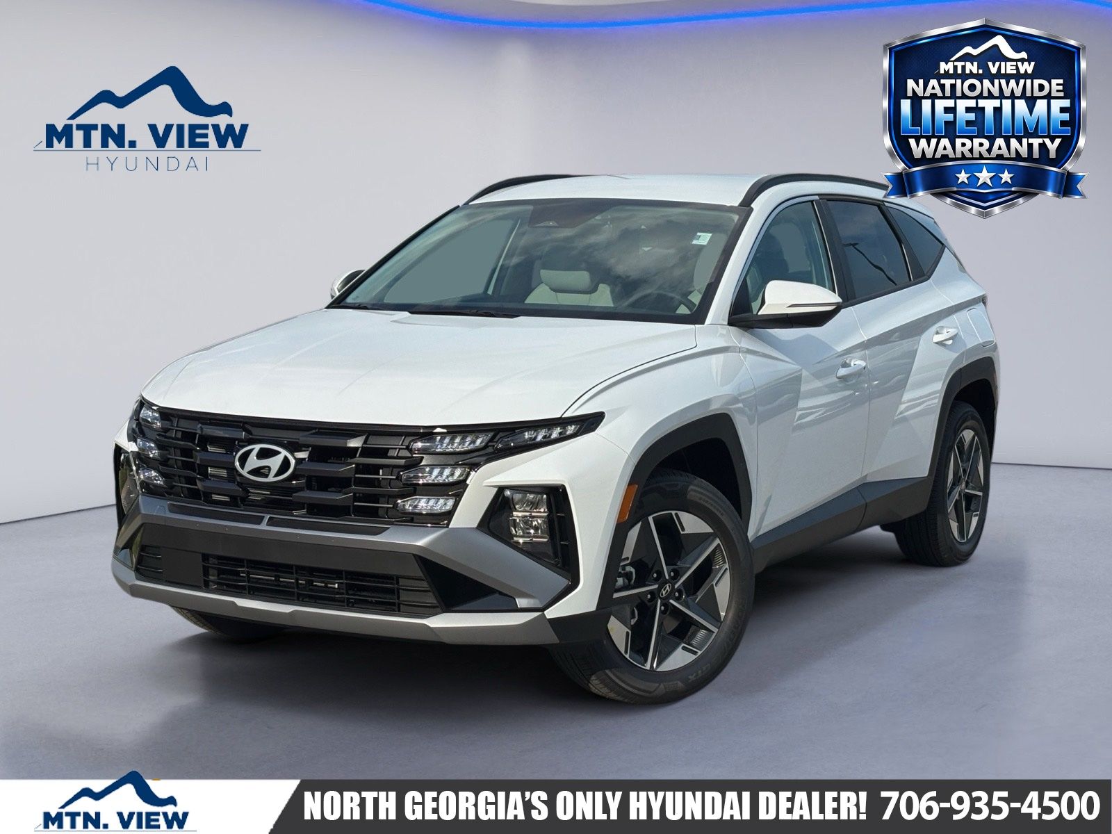 Creamy White Pearl 2026 Hyundai Tucson Hybrid SUV / Crossover All-Wheel Drive 6-Speed Automatic