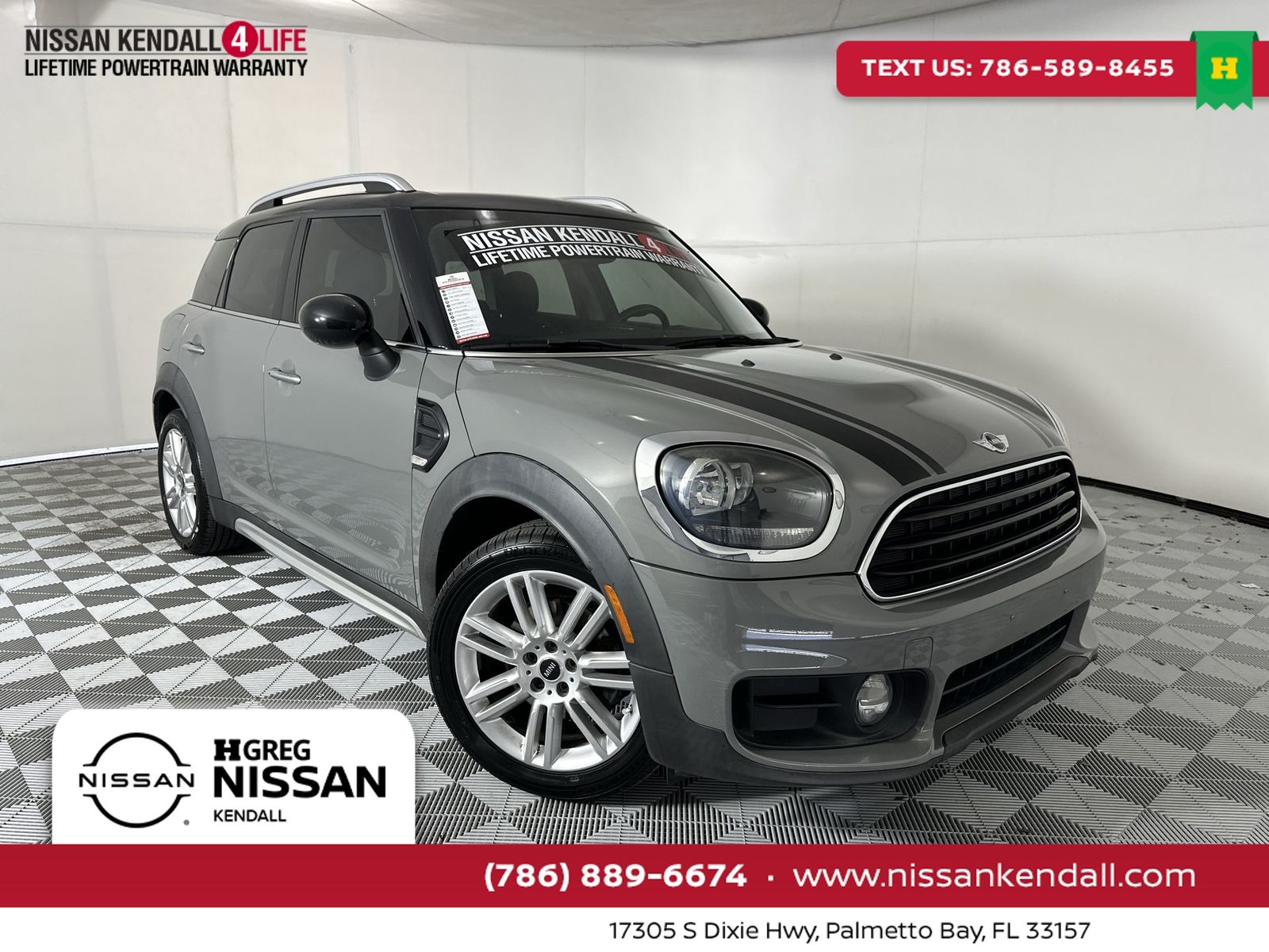 Gray Metallic 2018 MINI Countryman Cooper FWD SUV / Crossover Front-Wheel Drive 6-Speed Automatic