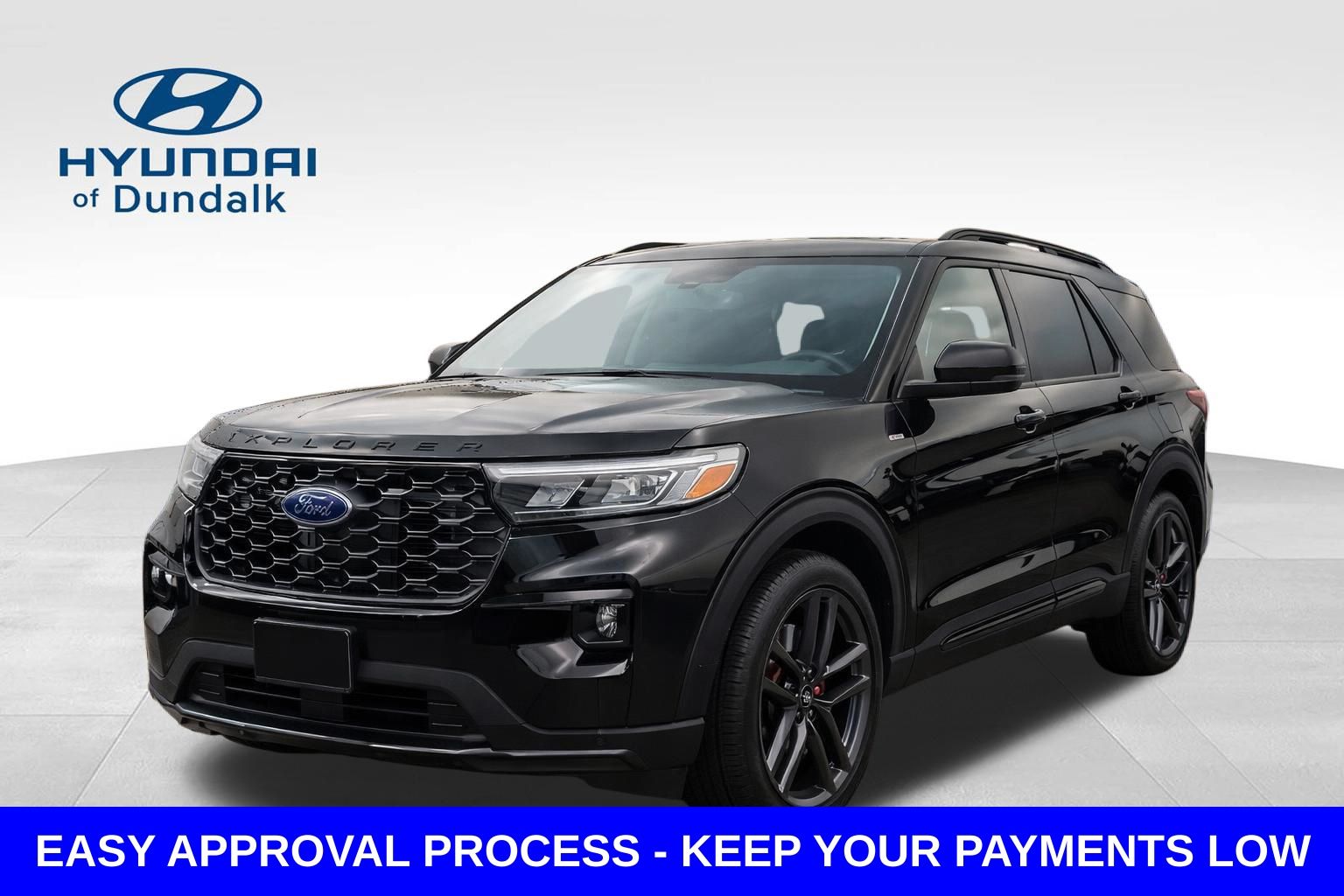 Black Metallic 2025 Ford Explorer SUV / Crossover All-Wheel Drive Automatic