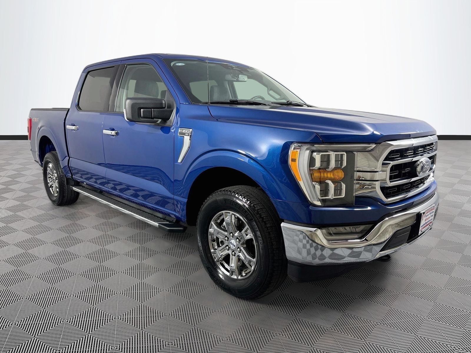 Blue Metallic 2023 Ford F-150 Pickup Truck Four-Wheel Drive Automatic