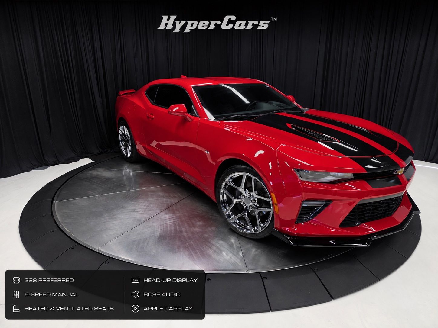Red Hot 2016 Chevrolet Camaro Coupe Rear-Wheel Drive 6-Speed Manual