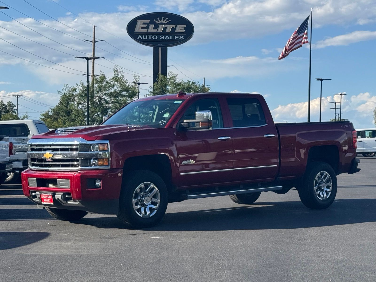 Cajun Red Tintcoat 2019 Chevrolet Silverado 3500HD Pickup Truck Four-Wheel Drive 6-Speed Automatic