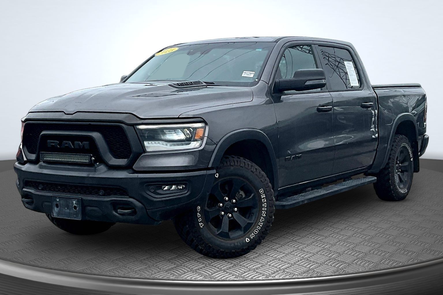 Gray (Granite Crystal Metallic Clearcoat) 2023 RAM 1500 Pickup Truck Four-Wheel Drive 8-Speed Automatic