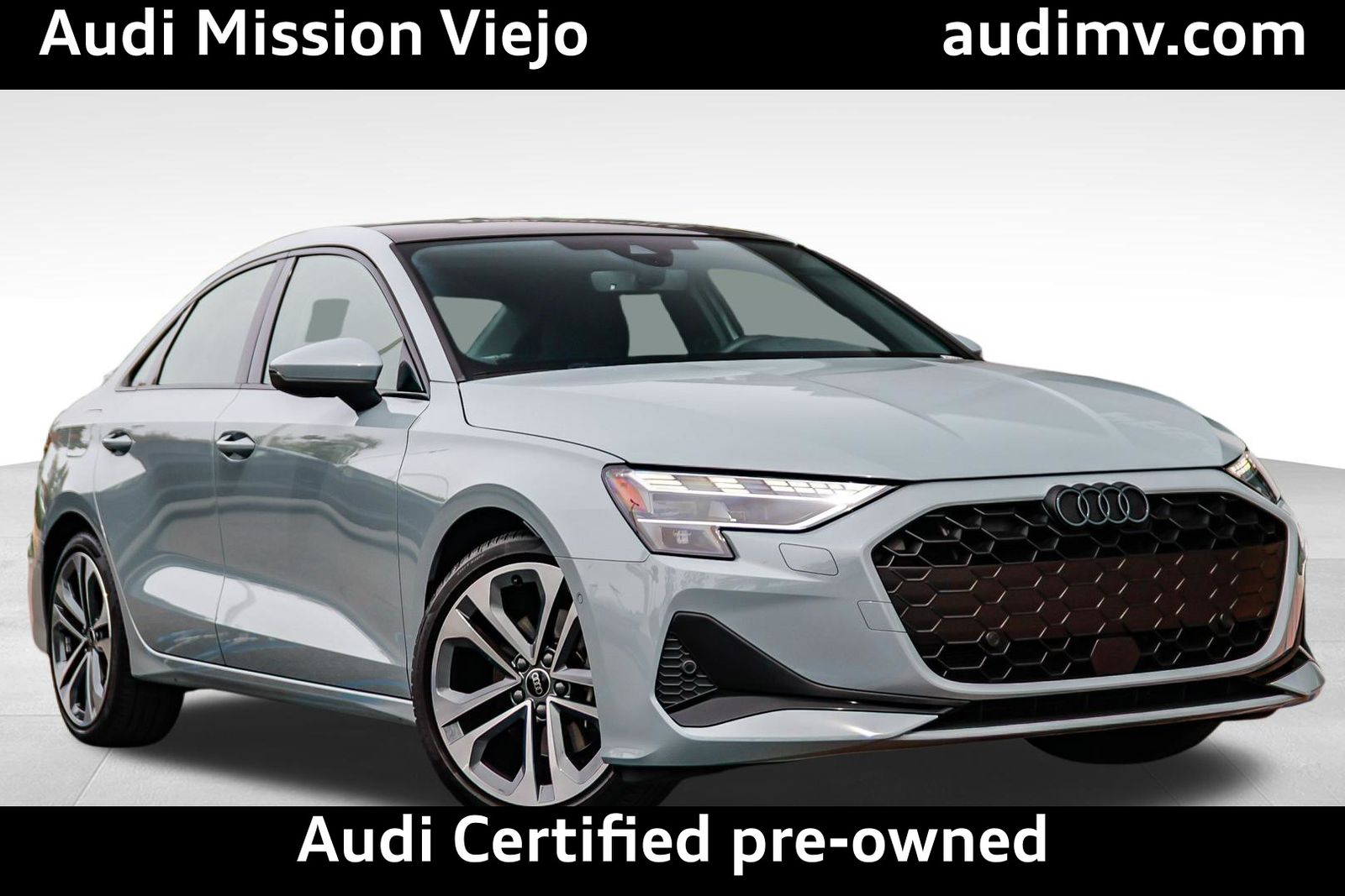 Arrow Gray Pearl Effect 2025 Audi A3 quattro Premium 40 TFSI Sedan All-Wheel Drive 7-Speed Automatic