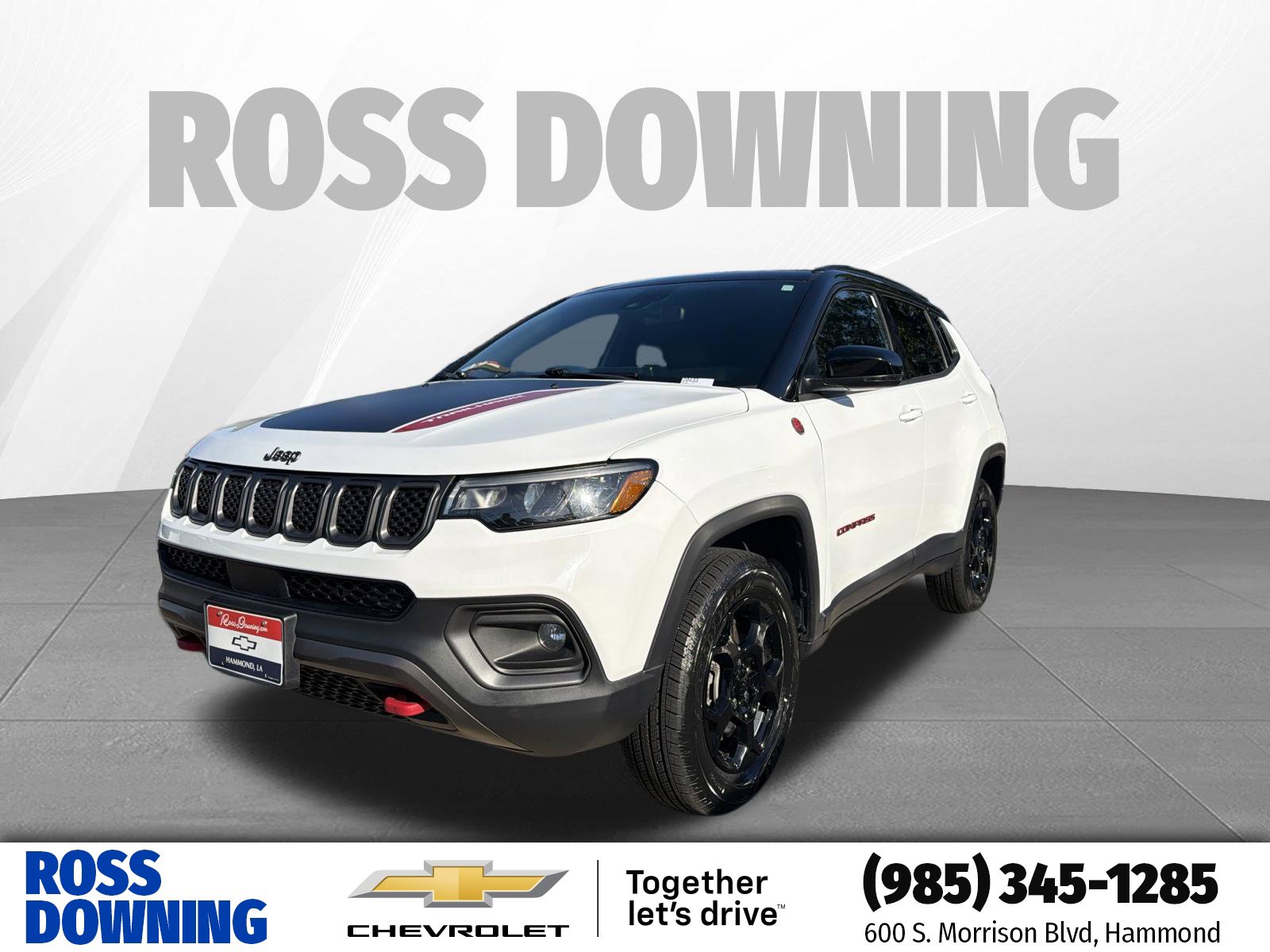 Bright White Clearcoat 2024 Jeep Compass SUV / Crossover Four-Wheel Drive 8-Speed Automatic