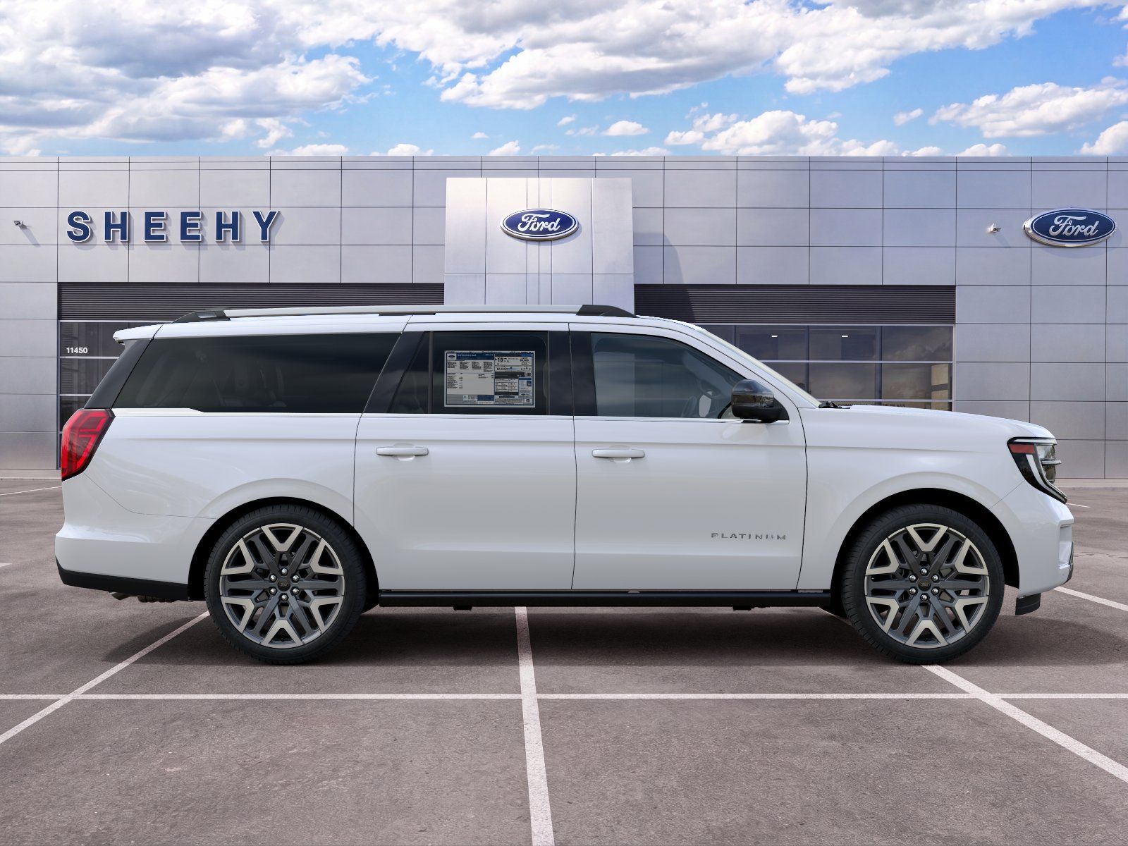 New 2027 Star White Metallic Tri-Coat Ford Platinum image 8