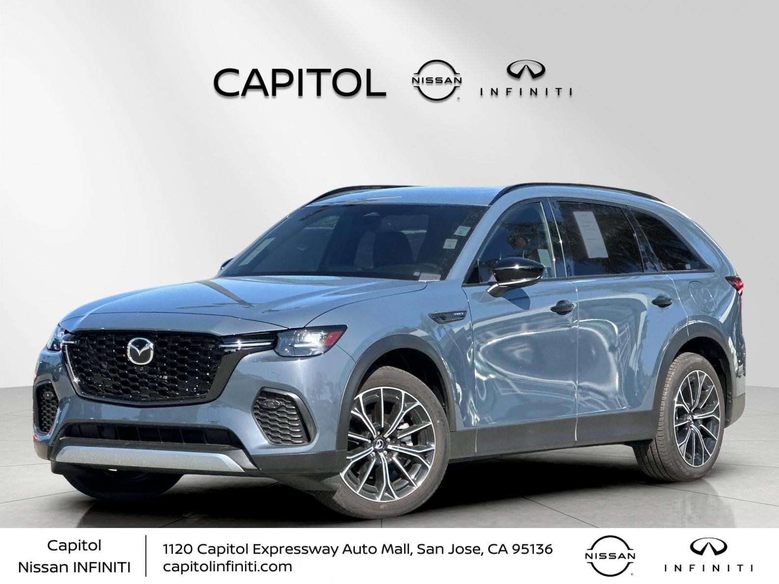 Polymetal Gray Metallic 2025 Mazda CX-70 PHEV Premium Plus AWD SUV / Crossover All-Wheel Drive 8-Speed Automatic