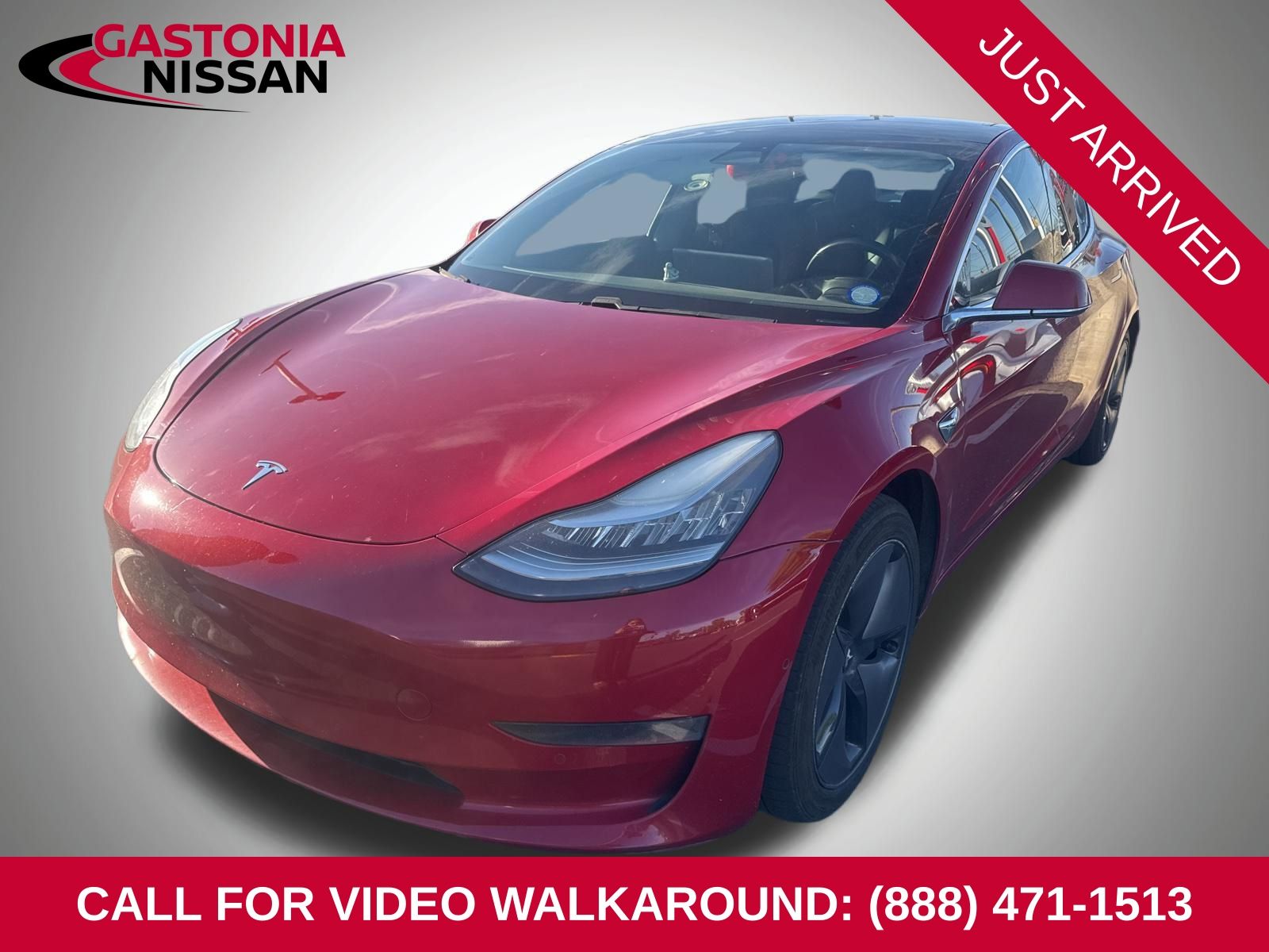 Red Multi-Coat 2019 Tesla Model 3 Long Range AWD Sedan All-Wheel Drive 1-Speed Automatic