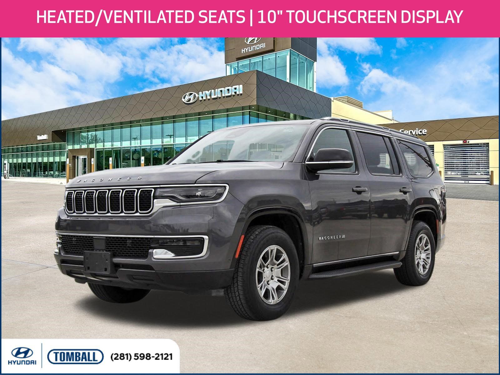Baltic Gray Metallic Clearcoat 2023 Jeep Wagoneer RWD SUV / Crossover 4X2 8-Speed Automatic