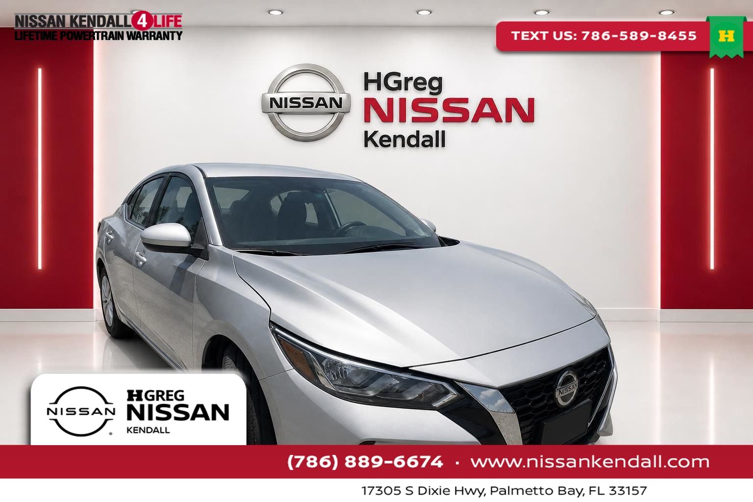 Brilliant Silver Metallic 2023 Nissan Sentra Sedan Front-Wheel Drive Continuously Variable Transmission