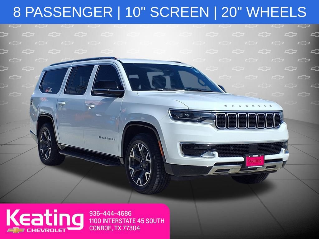 Bright White Clearcoat 2024 Jeep Wagoneer L SUV / Crossover Four-Wheel Drive 8-Speed Automatic