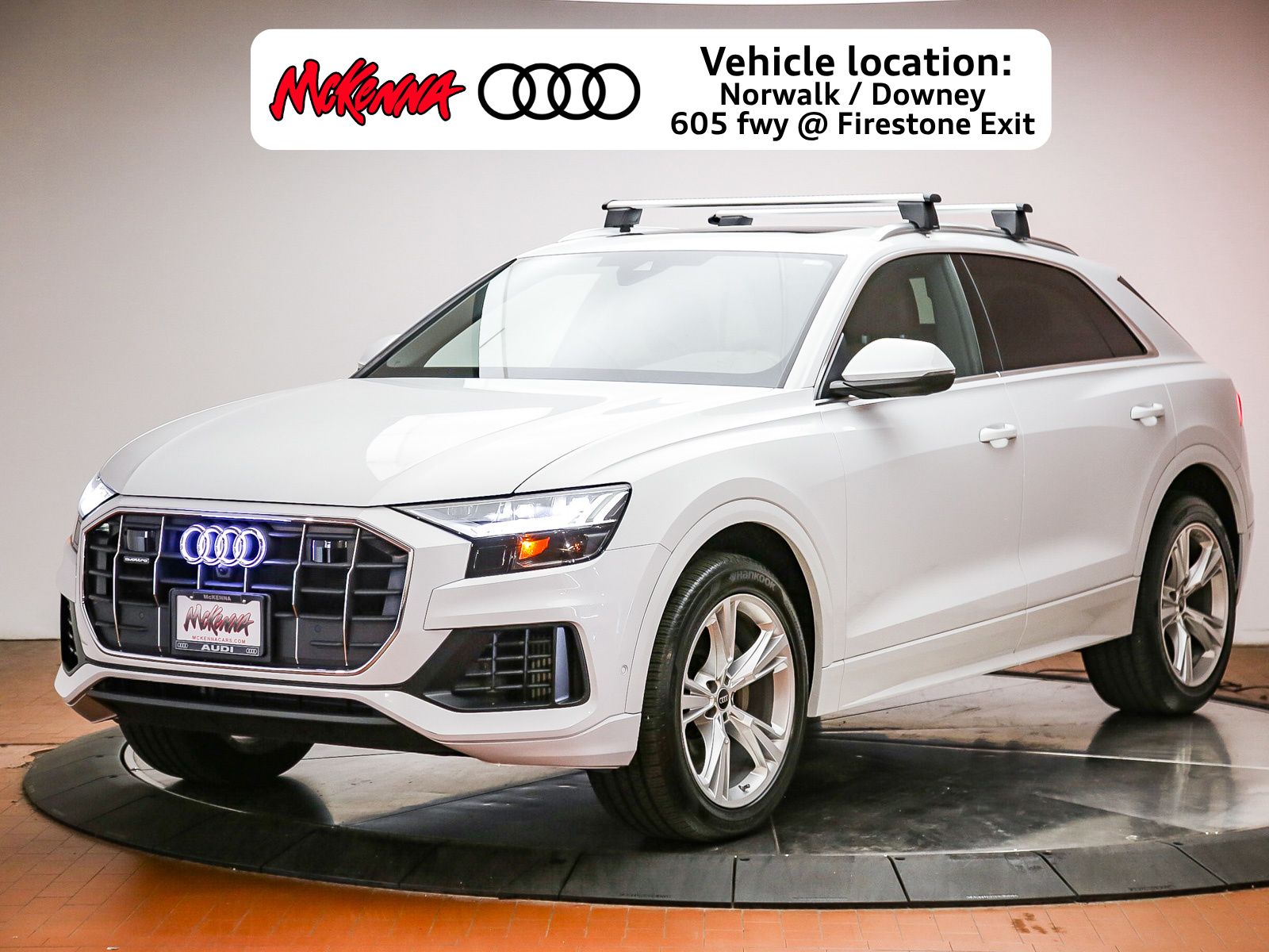 Glacier White Metallic 2023 Audi Q8 quattro Premium 55 TFSI SUV / Crossover All-Wheel Drive 8-Speed Automatic
