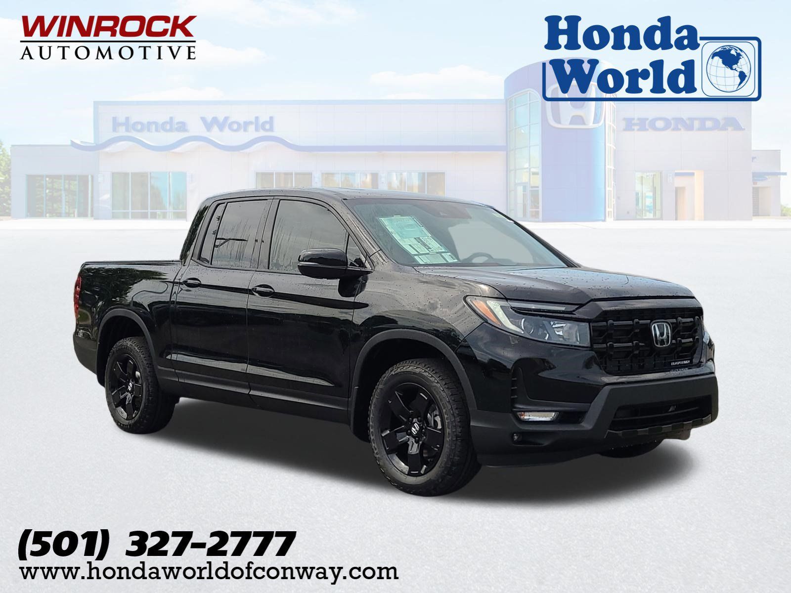 Crystal Black Pearl 2026 Honda Ridgeline Black Edition AWD Pickup Truck All-Wheel Drive 9-Speed Automatic