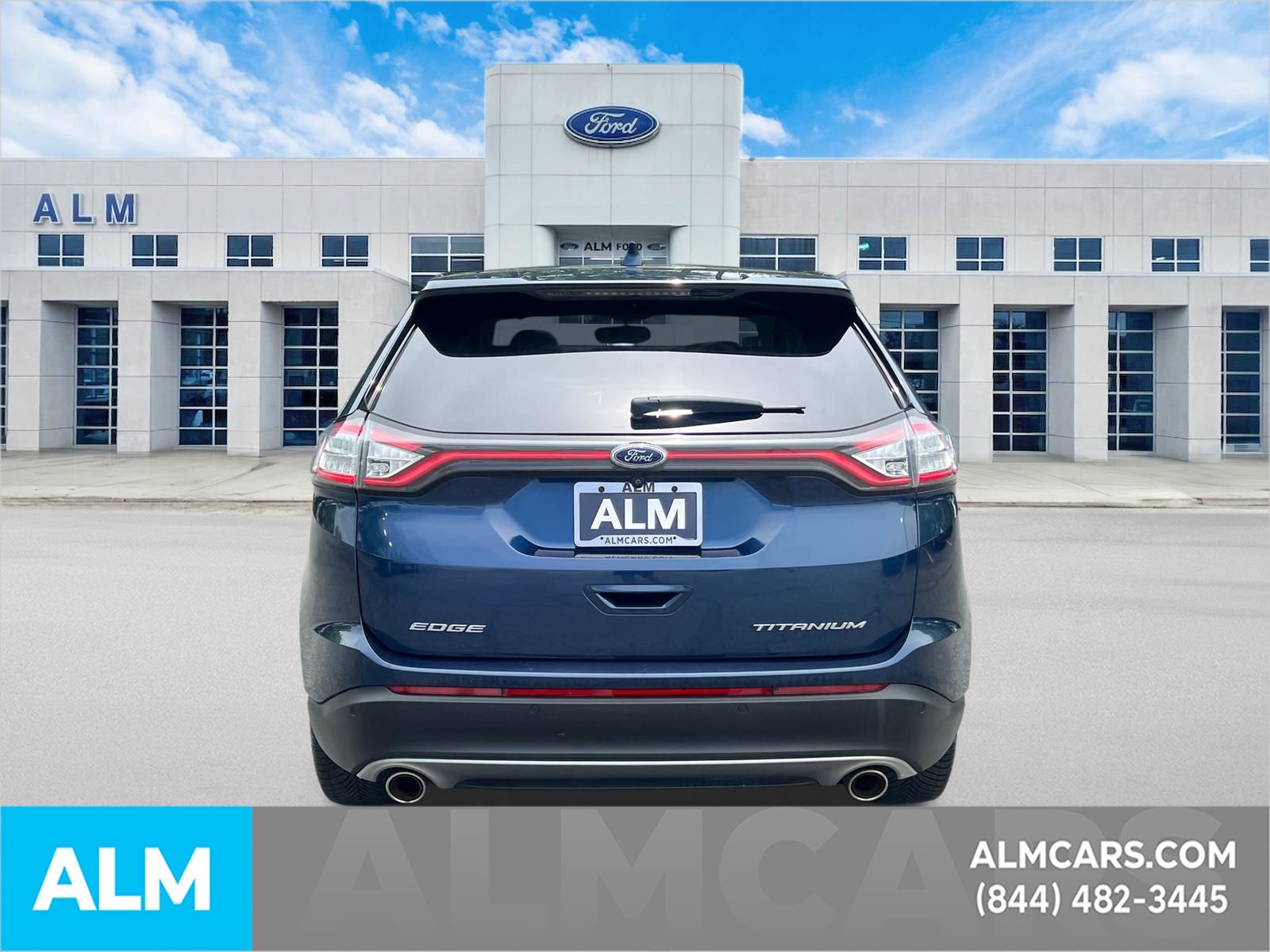 Used 2017 Blue Ford Titanium image 6