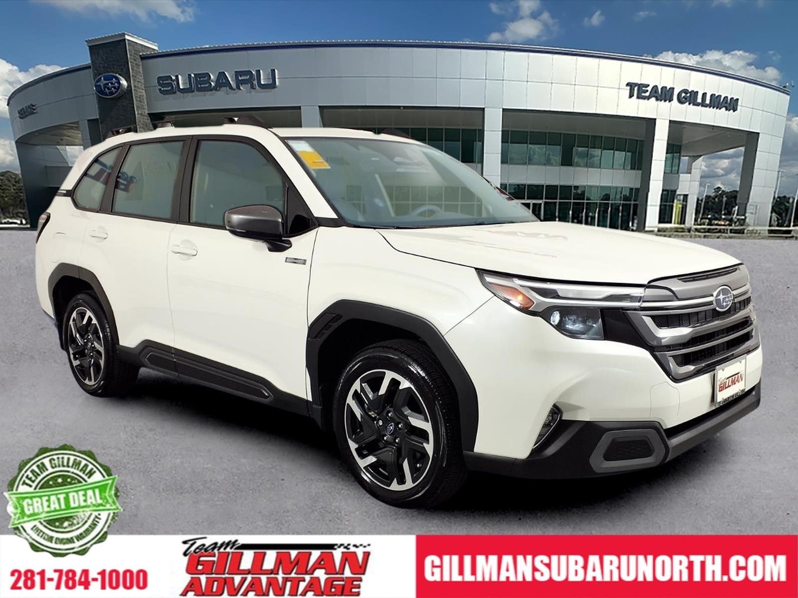 Ice Silver Metallic 2025 Subaru Forester Hybrid Limited AWD SUV / Crossover All-Wheel Drive Continuously Variable Transmission