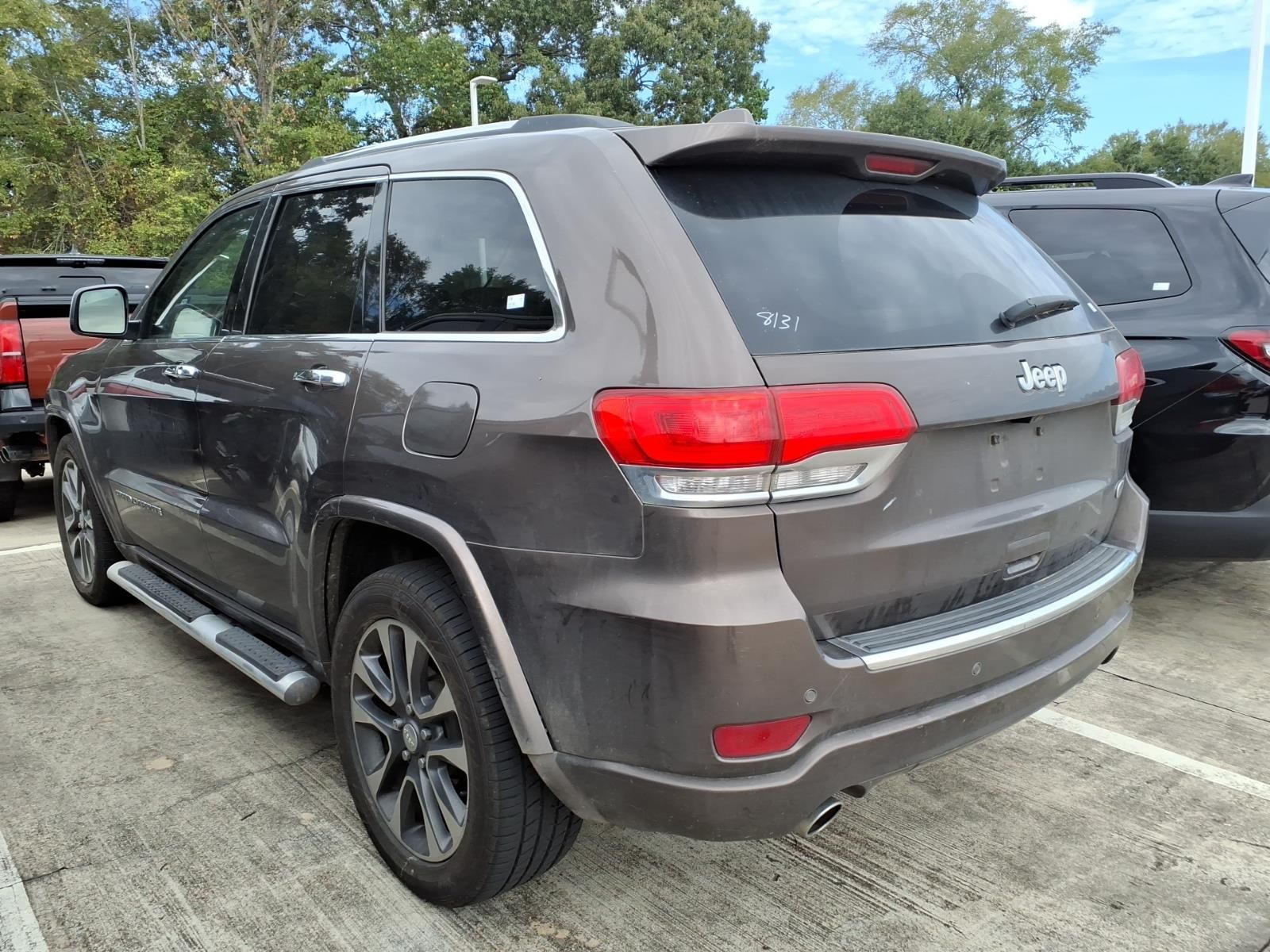 2017 Jeep Grand Cherokee Overland Brown at Bayway Cadillac of The Woodlands