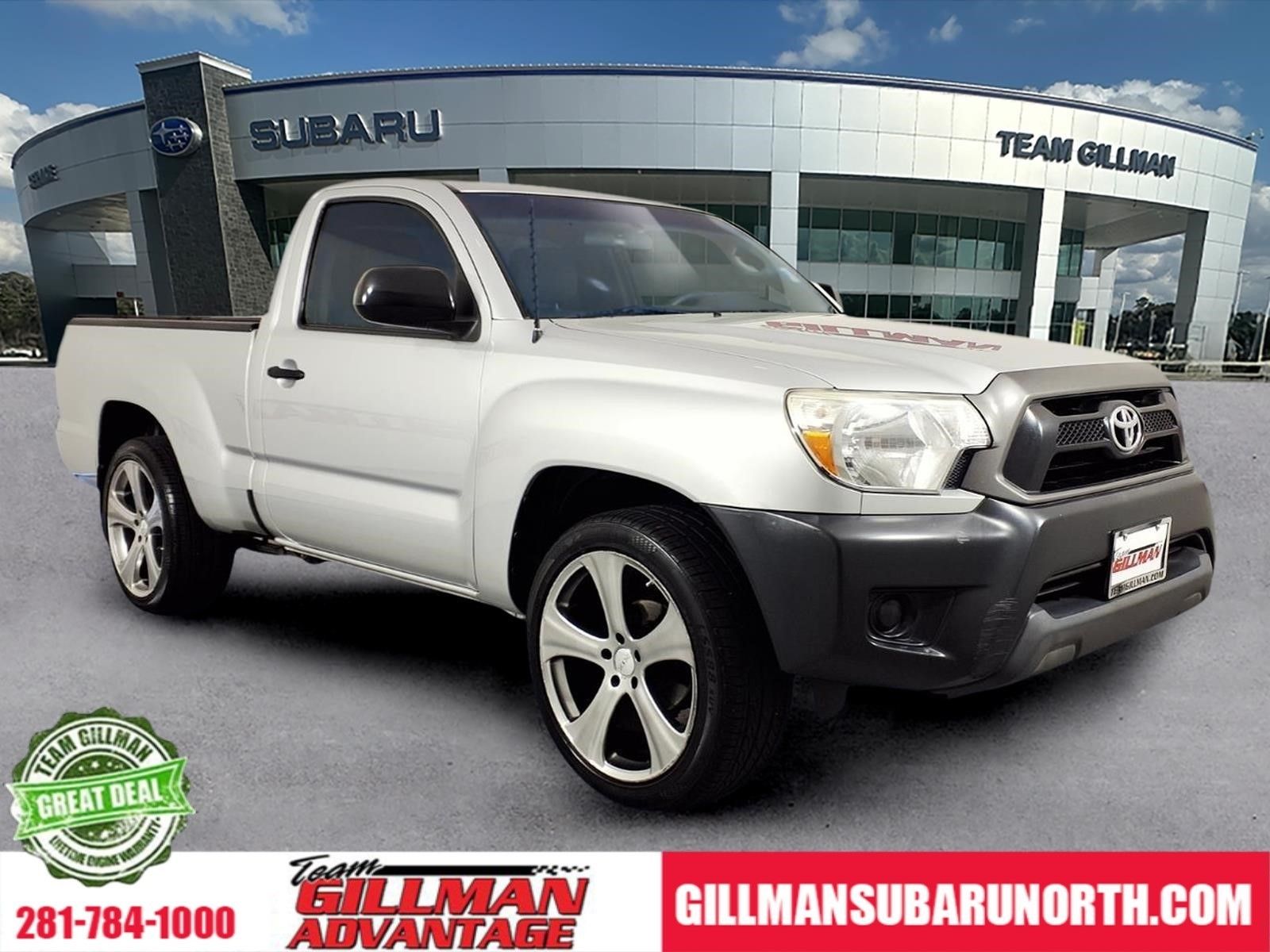 Silver Streak 2013 Toyota Tacoma Regular Cab SB Pickup Truck 4X2 4-Speed Automatic Overdrive