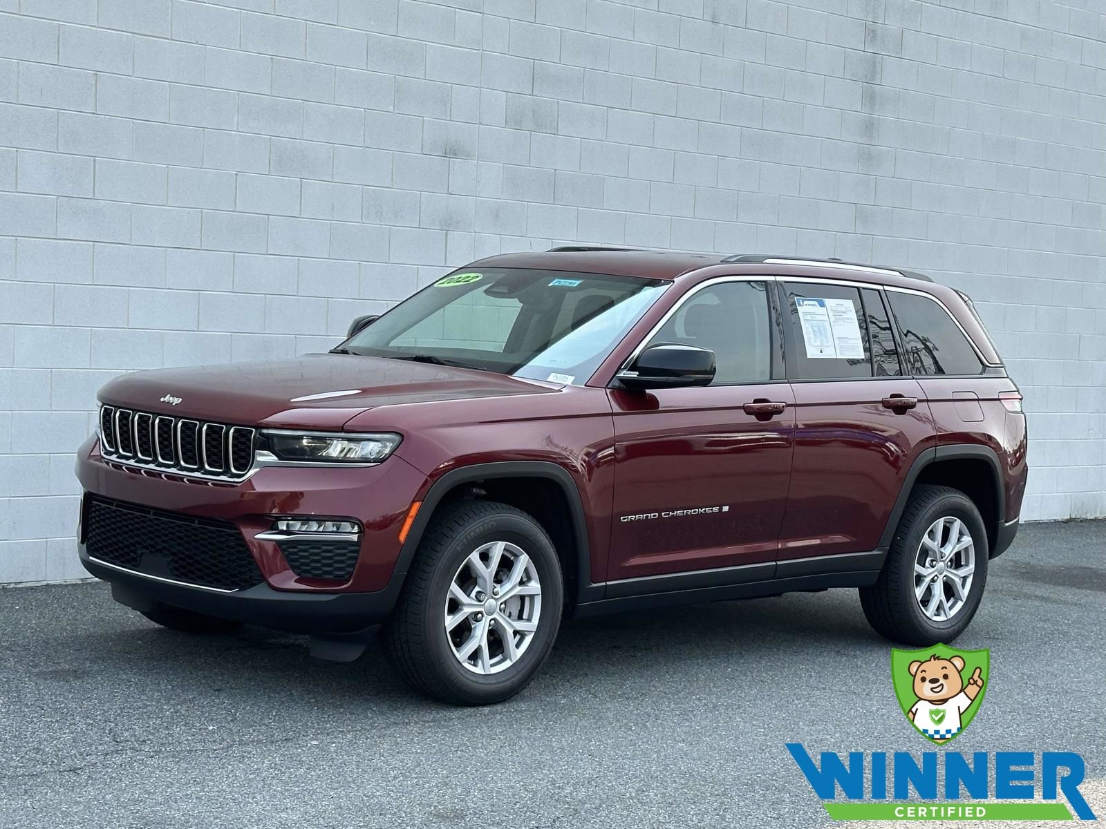 Velvet Red Pearlcoat 2022 Jeep Grand Cherokee SUV / Crossover 4X2 8-Speed Automatic