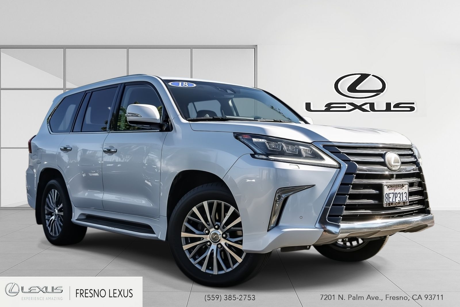 White Pearl 2018 Lexus LX SUV / Crossover  8-Speed Automatic