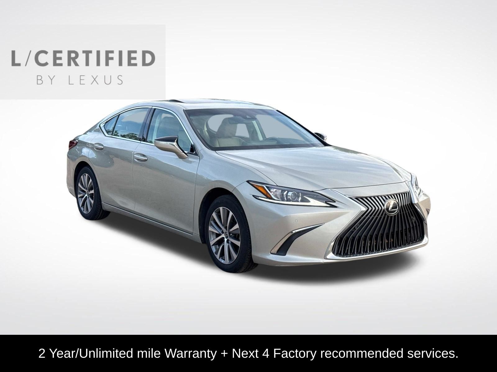 Brown (Moonbeam Beige Metallic) 2020 Lexus ES 350 FWD Sedan Front-Wheel Drive 8-Speed Automatic