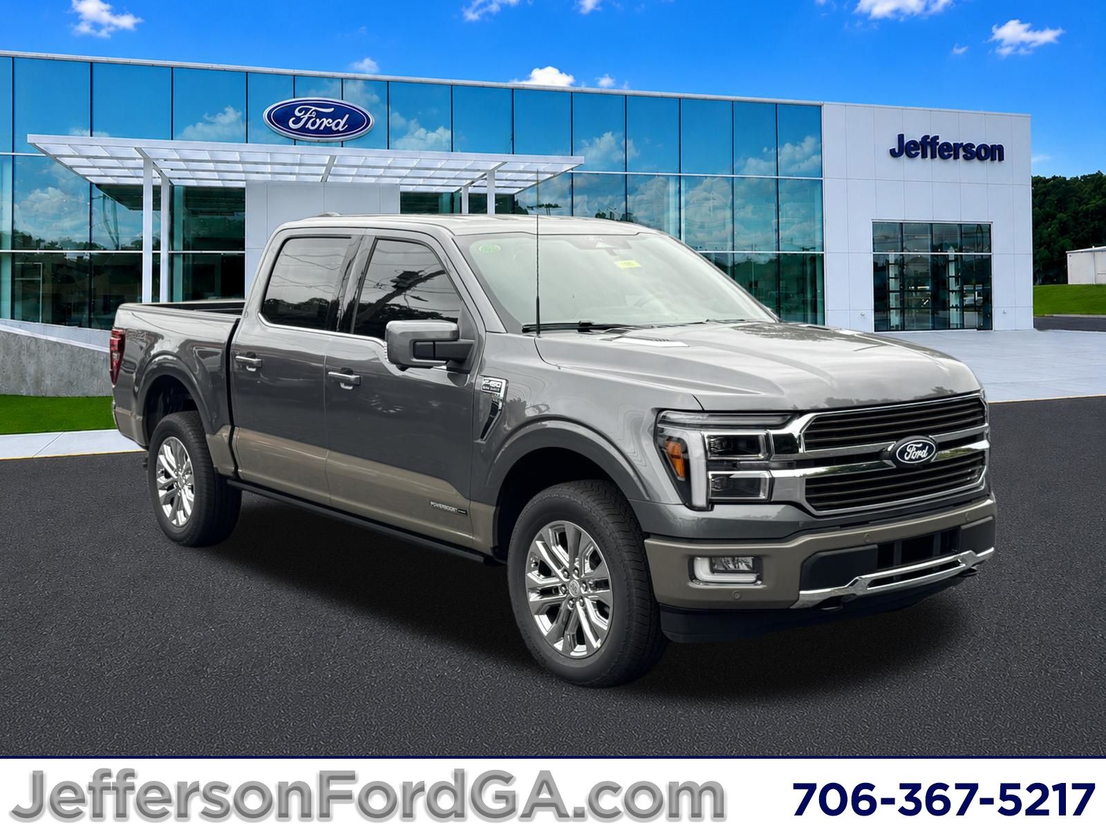 Gray Metallic 2026 Ford F-150 Pickup Truck Four-Wheel Drive Automatic
