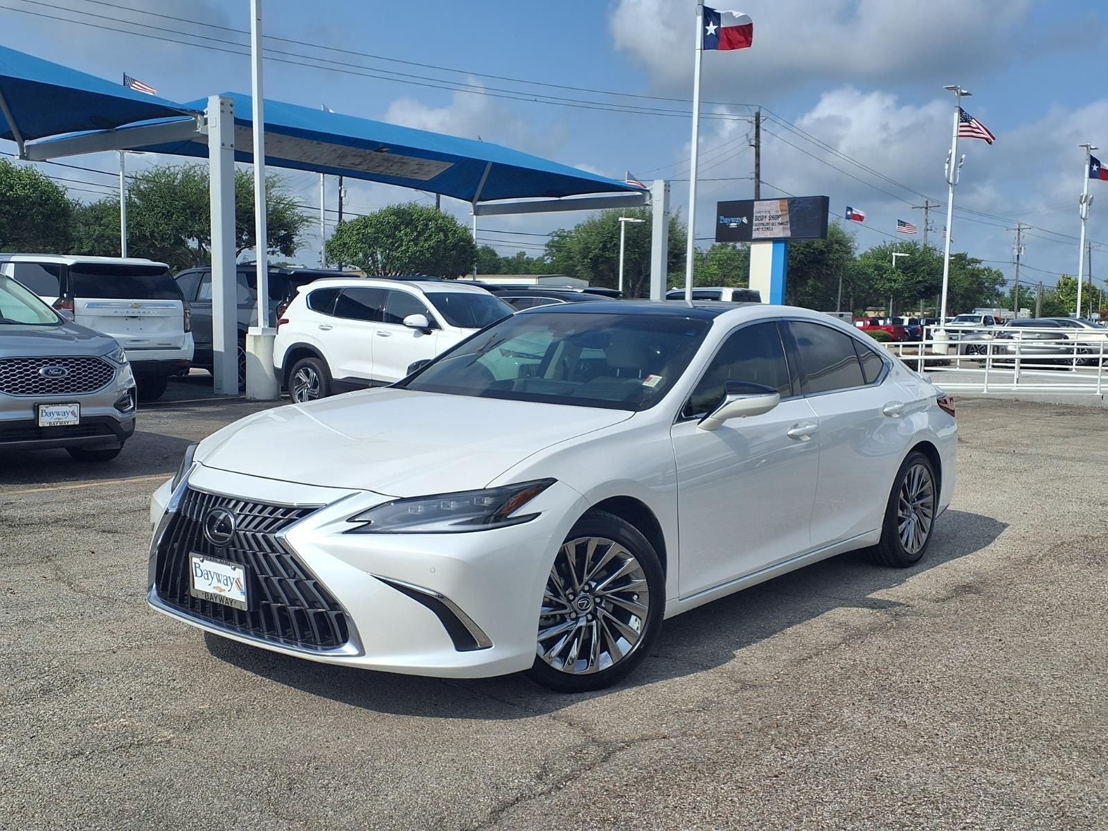 White Pearl 2025 Lexus ES Sedan Front-Wheel Drive 8-Speed Automatic