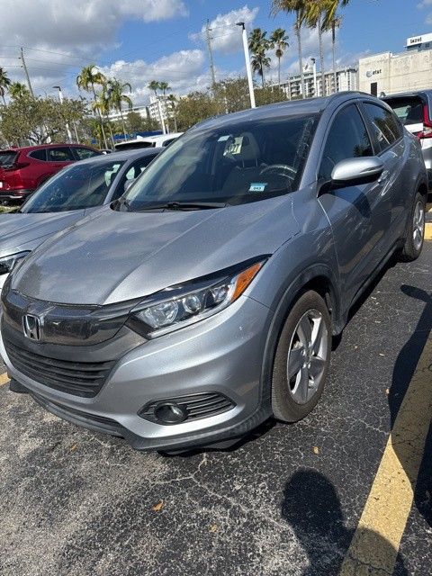 Lunar Silver Metallic 2019 Honda HR-V SUV / Crossover Front-Wheel Drive Continuously Variable Transmission