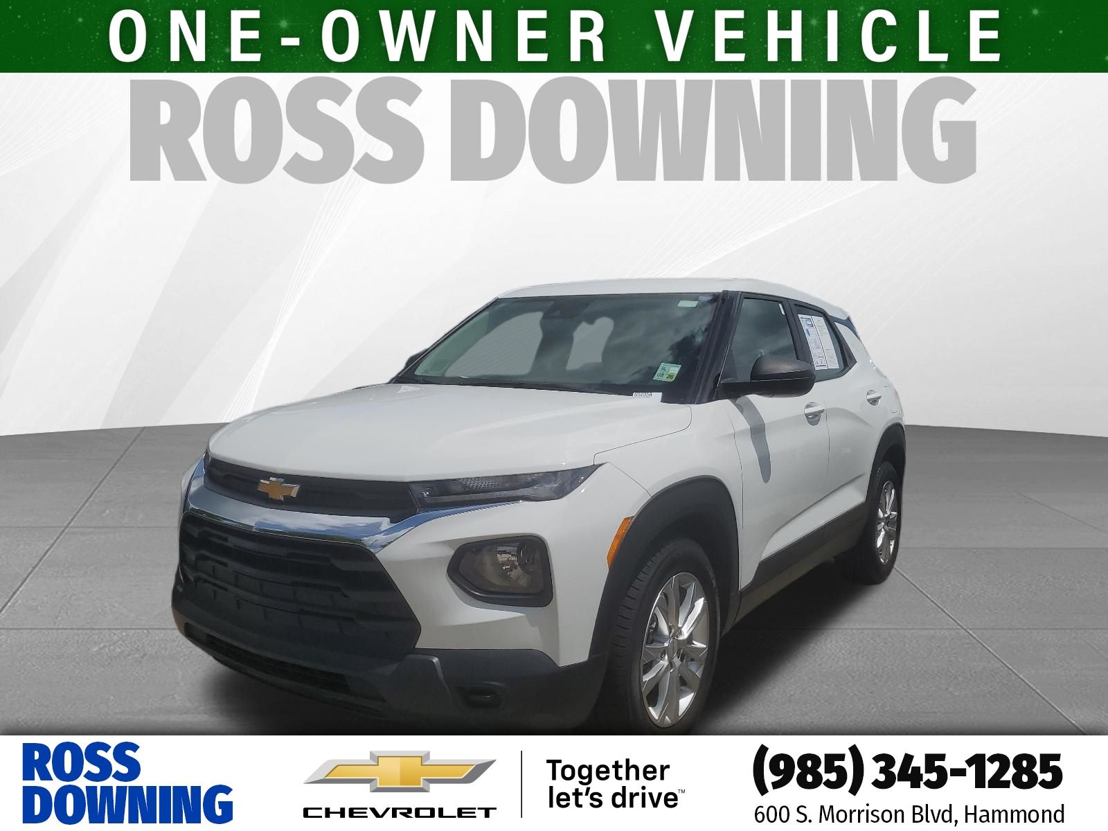 Summit White 2023 Chevrolet Trailblazer LS FWD SUV / Crossover Front-Wheel Drive Continuously Variable Transmission