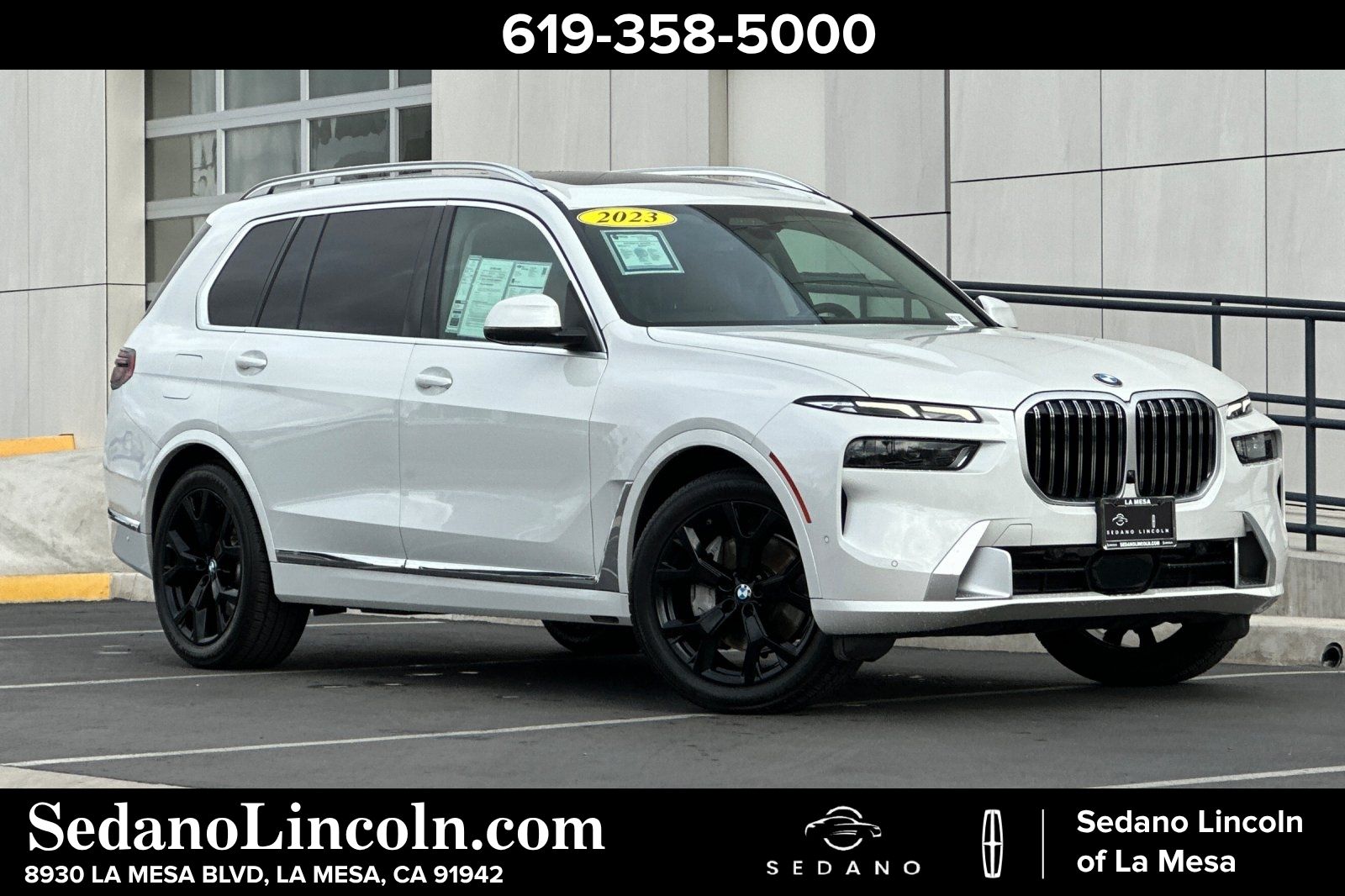 Mineral White Metallic 2023 BMW X7 xDrive40i AWD SUV / Crossover All-Wheel Drive 8-Speed Automatic
