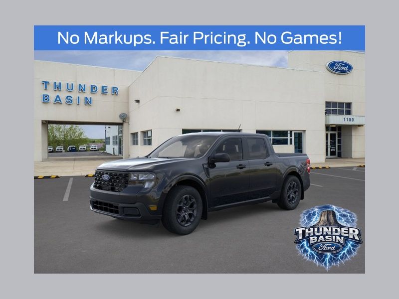 Shadow Black 2026 Ford Maverick XLT SuperCrew AWD Pickup Truck All-Wheel Drive Continuously Variable Transmission