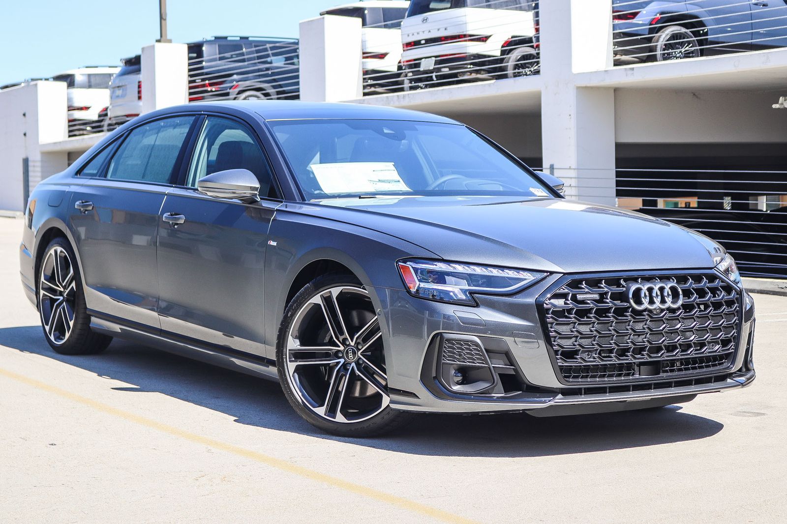 Daytona Gray 2026 Audi A8 Sedan All-Wheel Drive 8-Speed Automatic