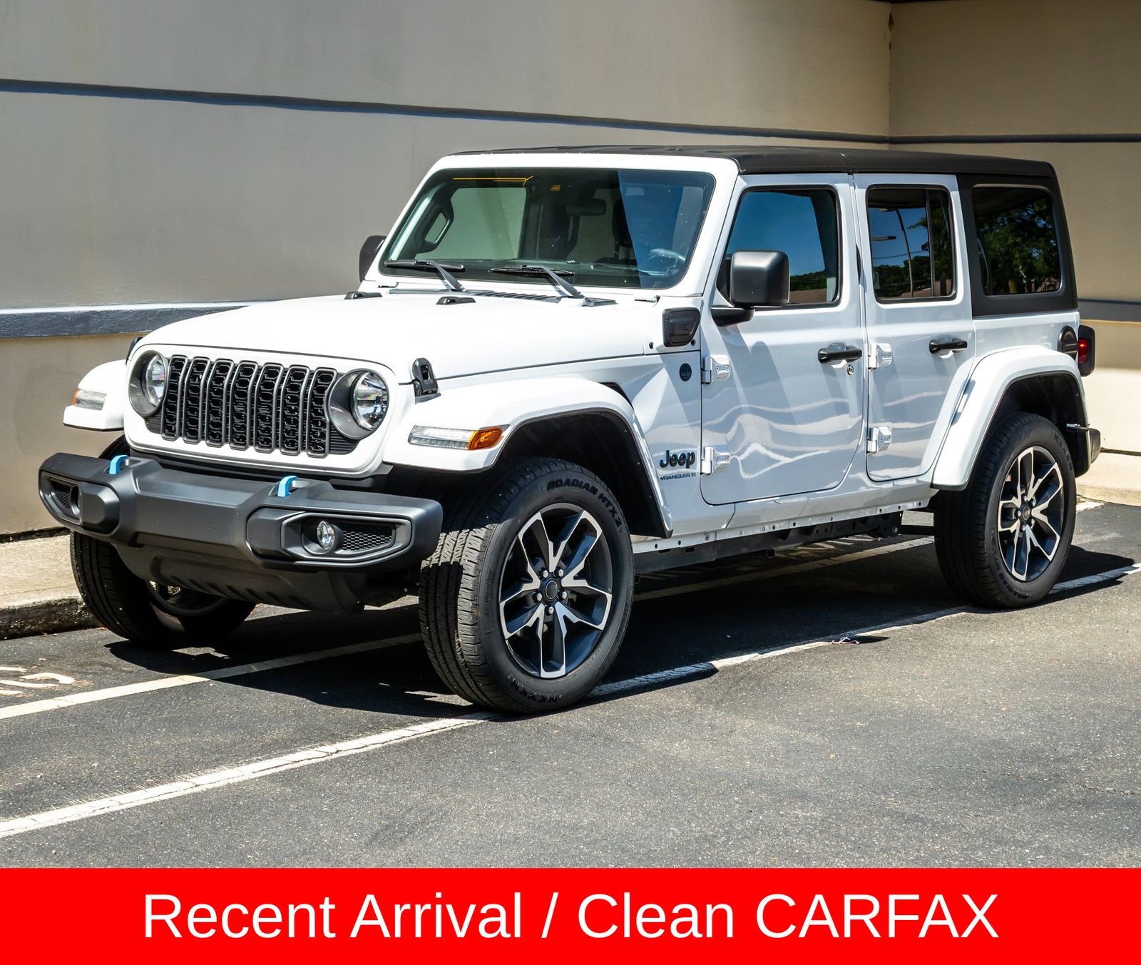 Bright White Clearcoat 2024 Jeep Wrangler 4xe SUV / Crossover Four-Wheel Drive 8-Speed Automatic