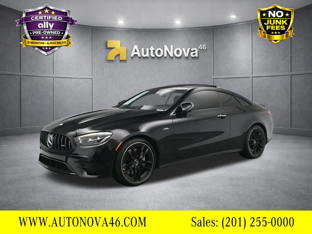 Black 2022 Mercedes-Benz E-Class AMG E 53 Coupe 4MATIC Coupe All-Wheel Drive 9-Speed Automatic