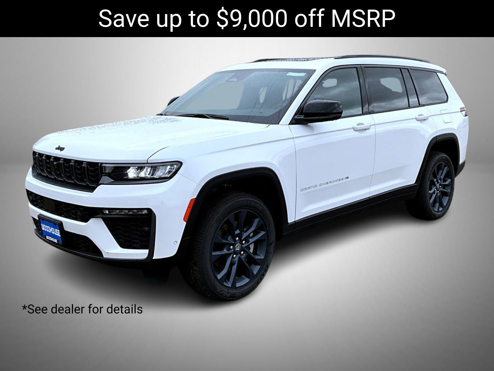 Bright White Clearcoat 2026 Jeep Grand Cherokee L SUV / Crossover Four-Wheel Drive 8-Speed Automatic