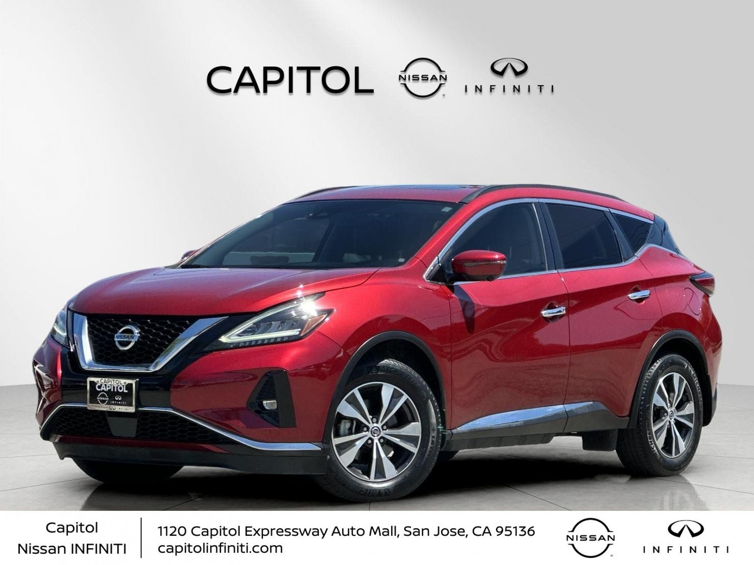 Cayenne Red Metallic 2020 Nissan Murano SUV / Crossover Front-Wheel Drive Continuously Variable Transmission